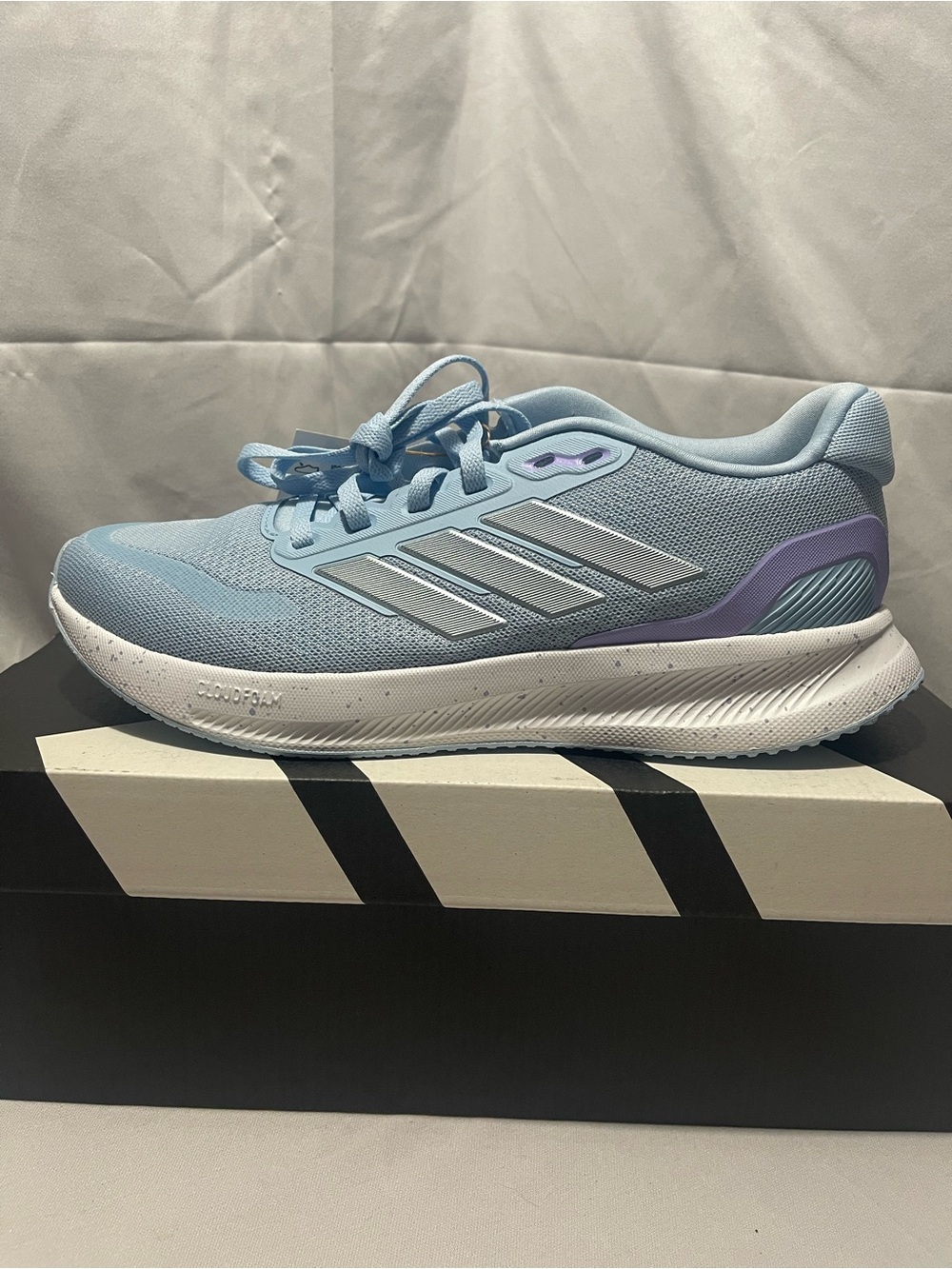 Adidas Runfalcon 5 W Running Shoes Women's Size 7 Blue Purple JQ9403 NIB NEW